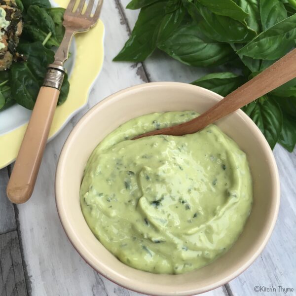 Mango & basil mayo